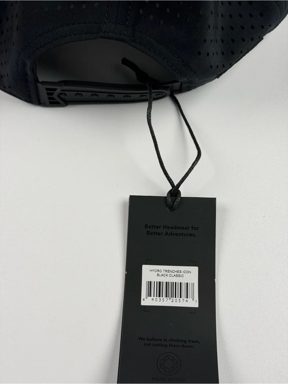 Melin Trenches Icon Hydro Performance Snapback Hat in Black, Classic